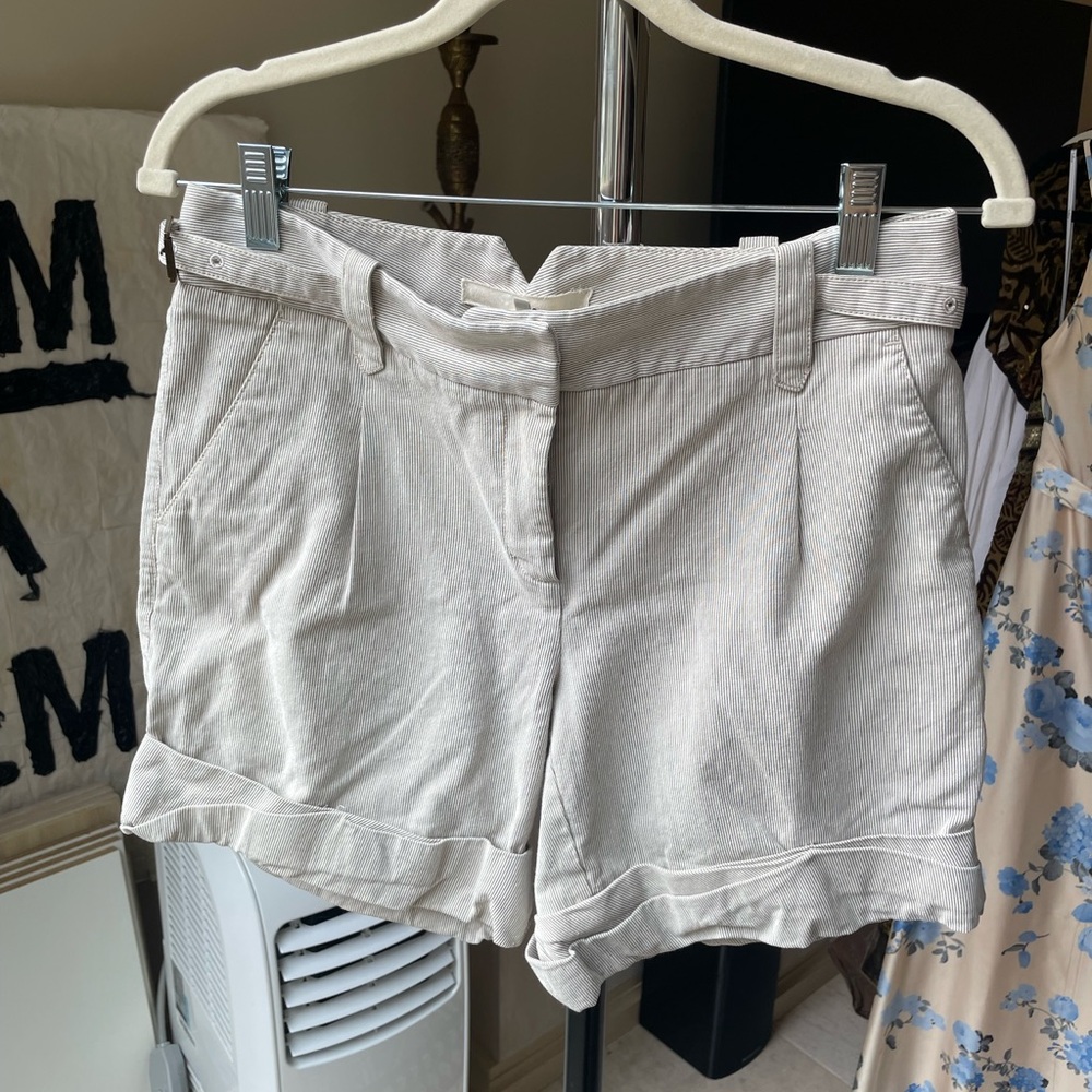 Women's Casual Cream Shorts
